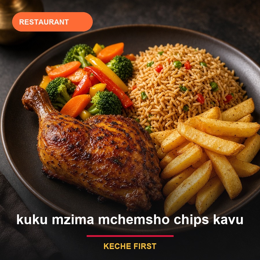 kuku mzima mchemsho chips kavu