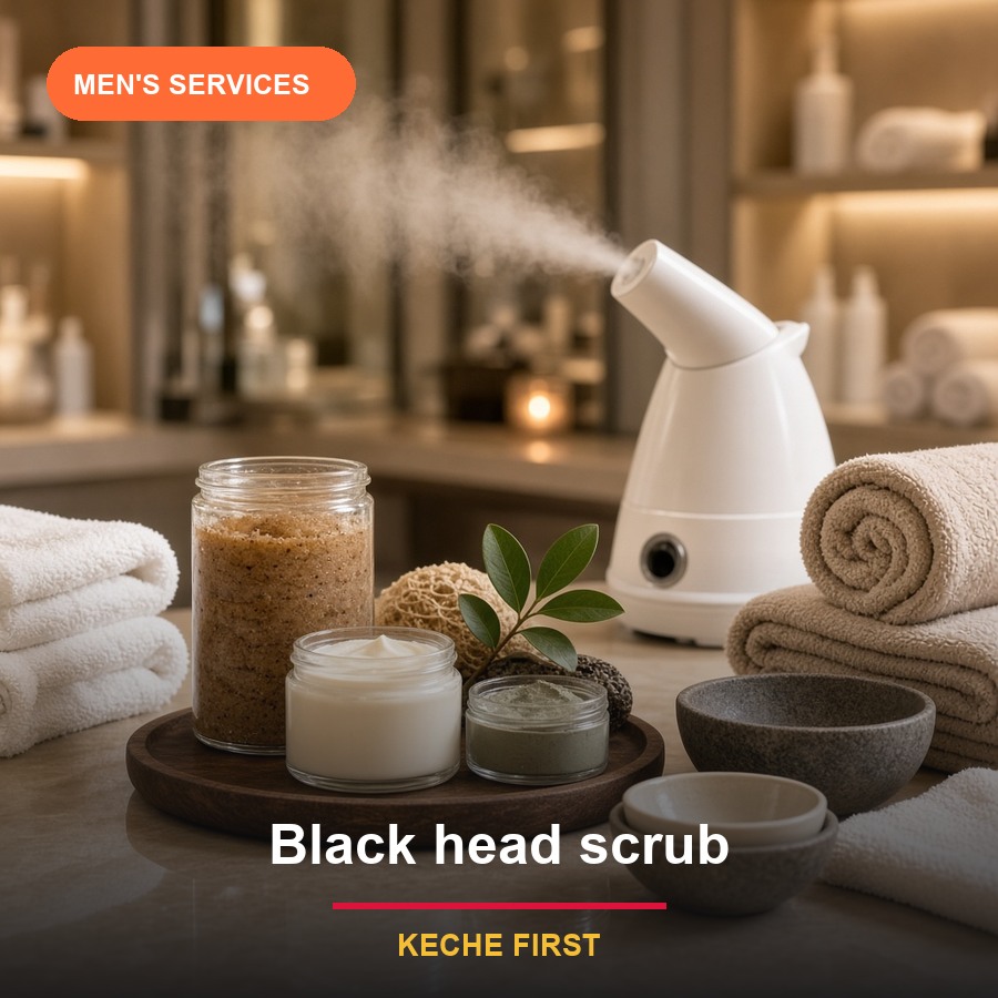 Black head scrub