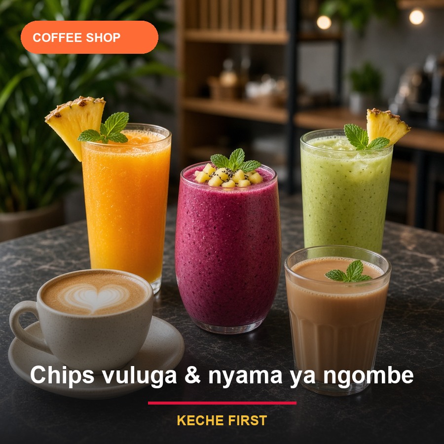 Chips vuluga & nyama ya ngombe