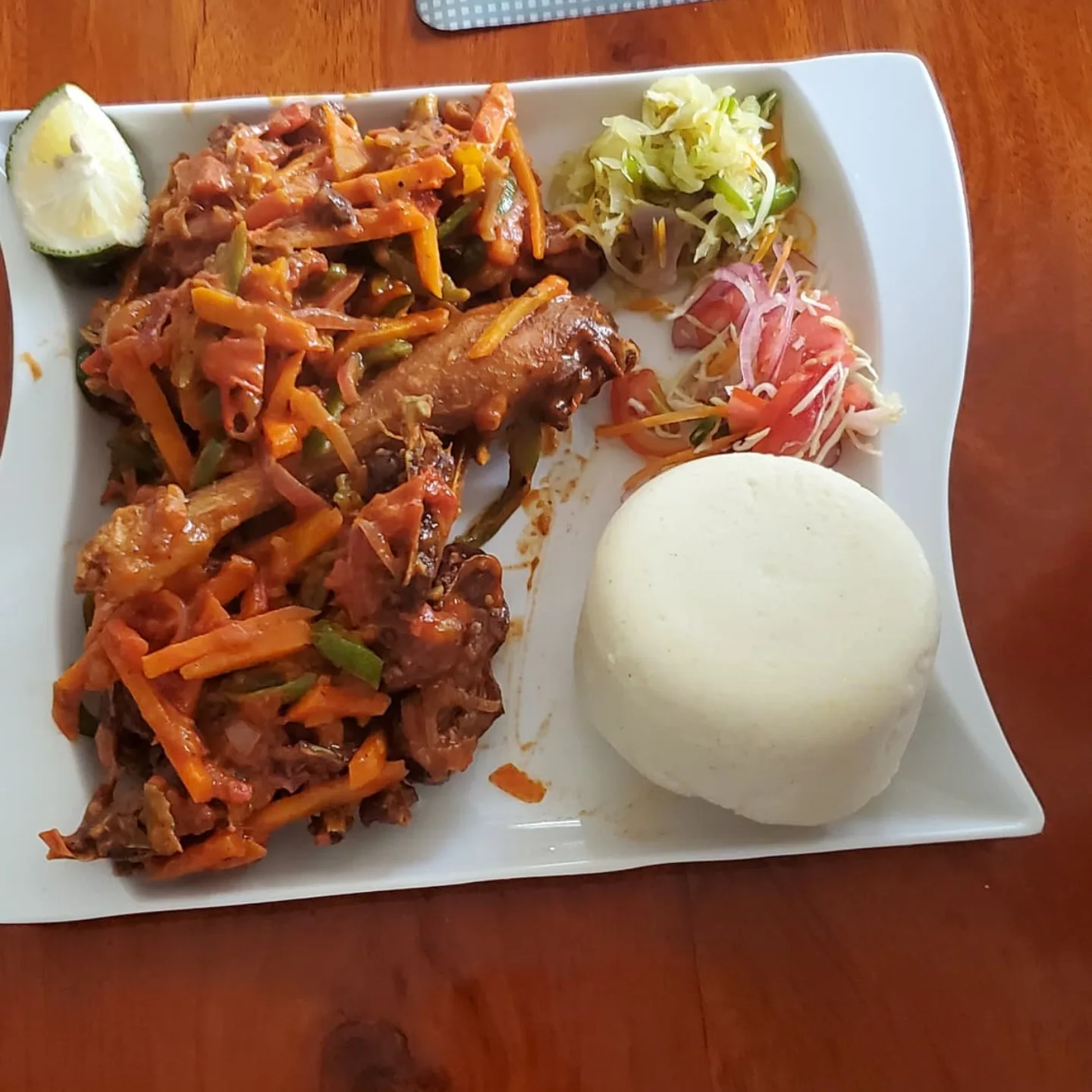 Fish Fillet with Ugali